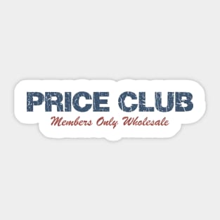 Price Club 1976 Sticker